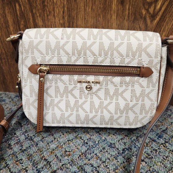 Michael Kors White Handbag Purse - Picture 1 of 4